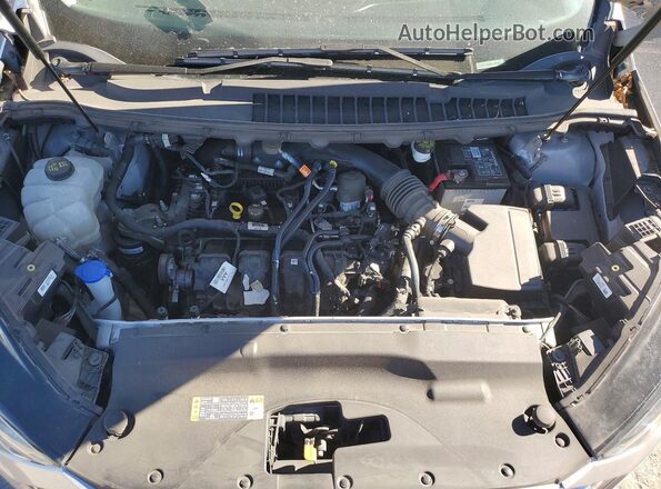 2FMPK4K96NBB04487 2022 FORD EDGE Gray Вид підкапотного простору