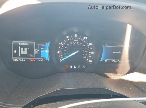 2FMPK4K96NBB04487 2022 FORD EDGE Gray Вид щитка приладів