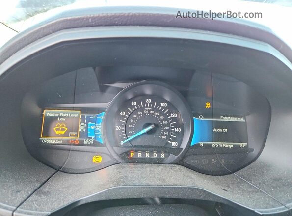 2FMPK4K97NBA52786 2022 FORD EDGE Black Սարքավորումների վահանակի տեսք