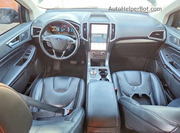 2FMPK4K97NBA52786 2022 FORD EDGE Black Առջևի վահանակի տեսք