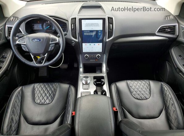 2FMPK4K97PBA45629 2023 FORD EDGE Белый Вид панели приборов