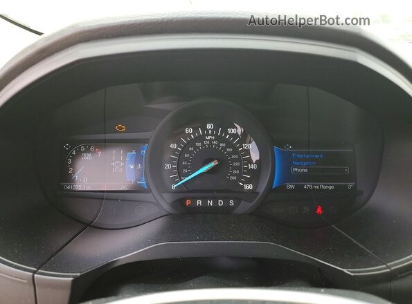 2FMPK4K97PBA45629 2023 FORD EDGE Белый Вид щитка приборов