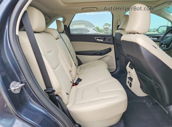 2FMPK4K97RBA06929 2024 FORD EDGE Black Vista interior trasera