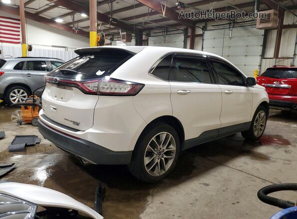 2FMPK4K98HBC13988 2017 FORD EDGE Белый Задняя правая четверть