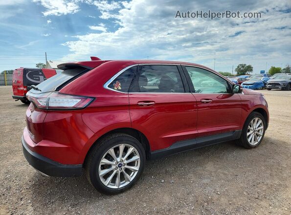 2FMPK4K98HBC52919 2017 FORD EDGE Burgundy უკანა მარჯვენა