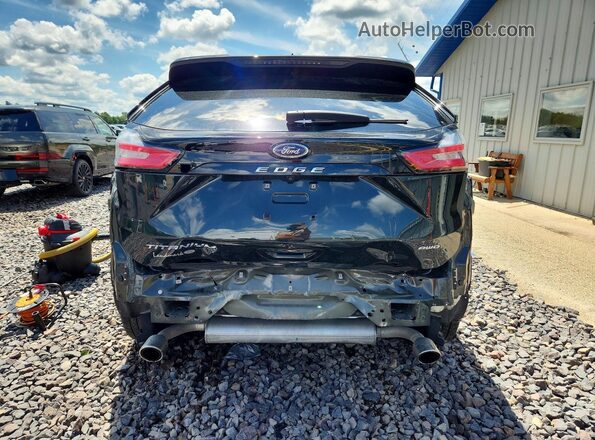 2FMPK4K98PBA22442 2023 FORD EDGE Green Հետևի տեսք