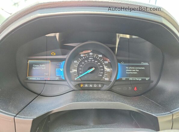 2FMPK4K98PBA22442 2023 FORD EDGE Green Սարքավորումների վահանակի տեսք