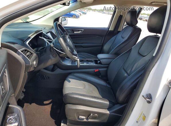 2FMPK4K99KBB27600 2019 FORD EDGE White წინა სალონის ხედი