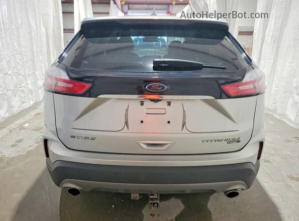 2FMPK4K9XKBB88793 2019 FORD EDGE Silver უკანა ხედი