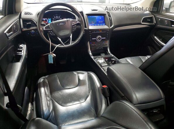 2FMPK4K9XKBB88793 2019 FORD EDGE Silver წინა პანელის ხედი