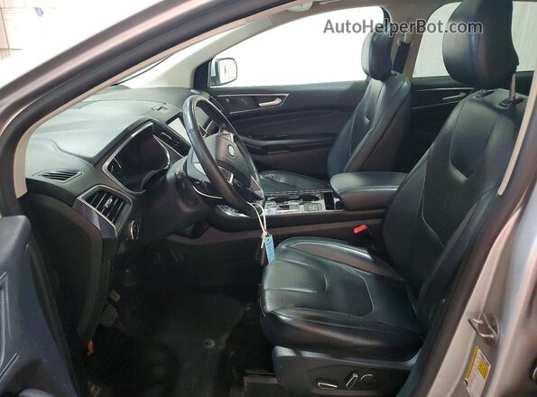 2FMPK4K9XKBB88793 2019 FORD EDGE Silver წინა სალონის ხედი