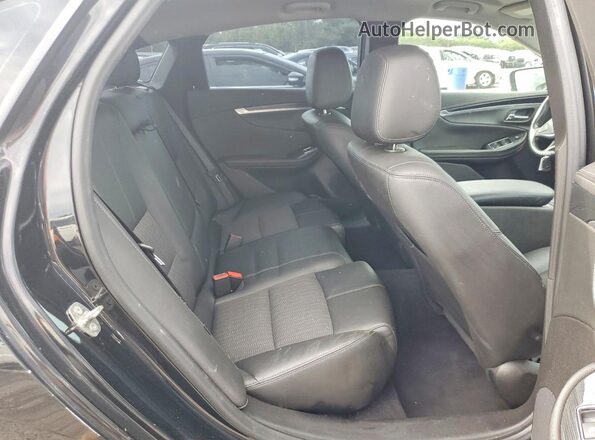 2G1105S33J9167493 2018 CHEVROLET IMPALA Black Вид задніх сидінь
