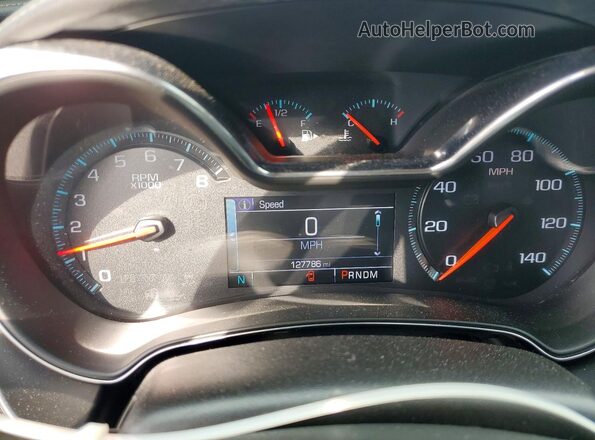 2G1105S33J9167493 2018 CHEVROLET IMPALA Black Вид щитка приладів