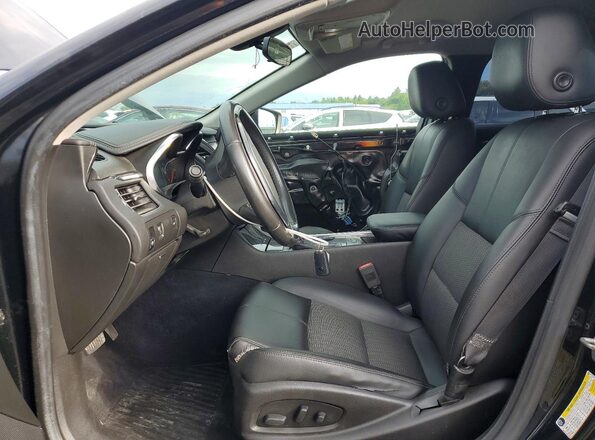 2G1105S33J9167493 2018 CHEVROLET IMPALA Black Вид салону спереду
