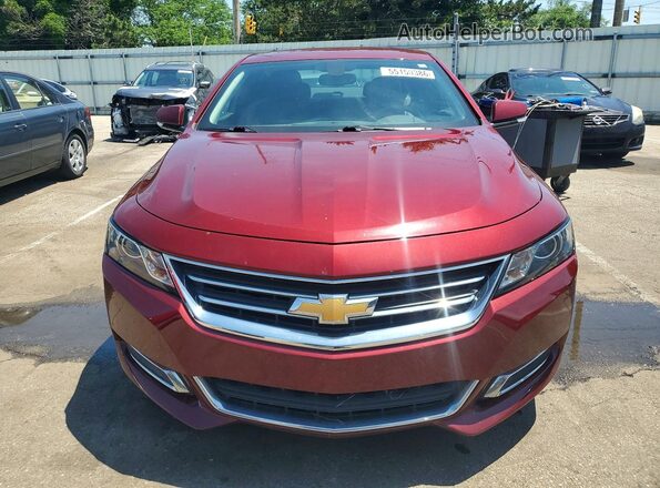 2G1105S34H9145786 2017 CHEVROLET IMPALA Maroon Widok z przodu