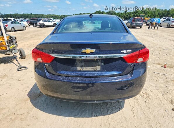 2G1105S35H9174472 2017 CHEVROLET IMPALA Blue Հետևի տեսք