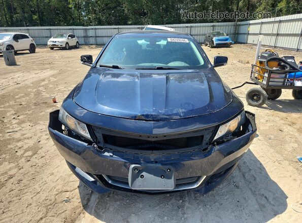 2G1105S35H9174472 2017 CHEVROLET IMPALA Blue Դիմացի տեսք
