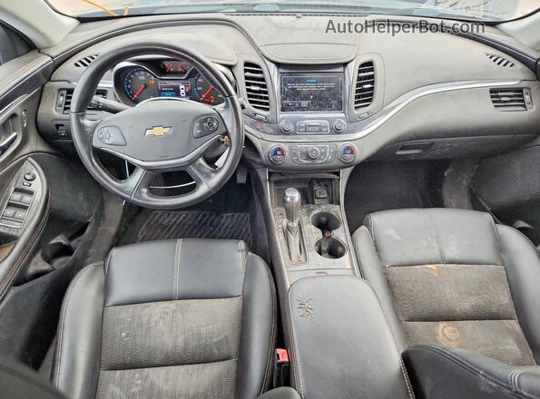 2G1105S35H9174472 2017 CHEVROLET IMPALA Blue Առջևի վահանակի տեսք