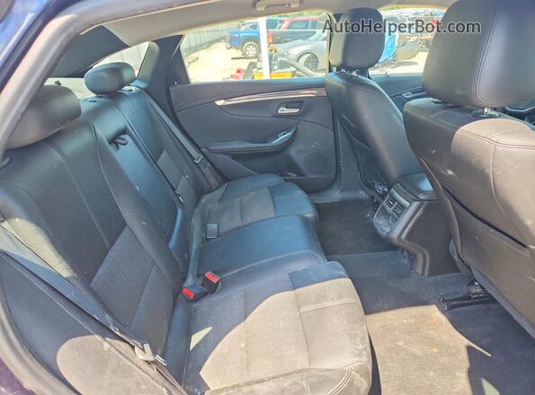 2G1105S35H9174472 2017 CHEVROLET IMPALA Blue Հետևի նստատեղերի տեսք
