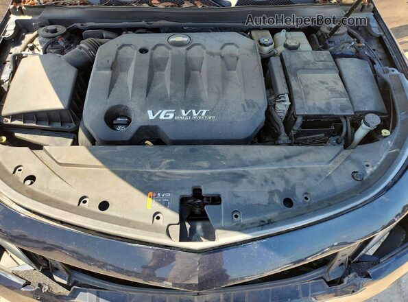 2G1105S35H9174472 2017 CHEVROLET IMPALA Blue Սալոնի հետևի տեսք