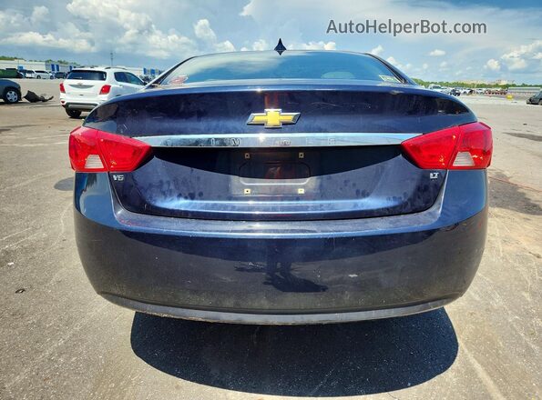 2G1105S38J9138135 2018 CHEVROLET IMPALA Blue Հետևի տեսք