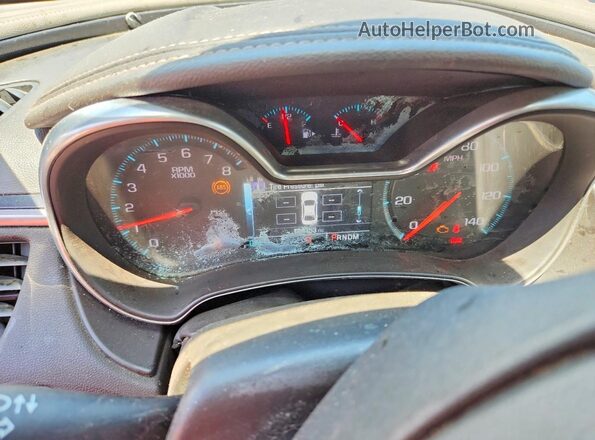 2G1105S38J9138135 2018 CHEVROLET IMPALA Blue Սարքավորումների վահանակի տեսք