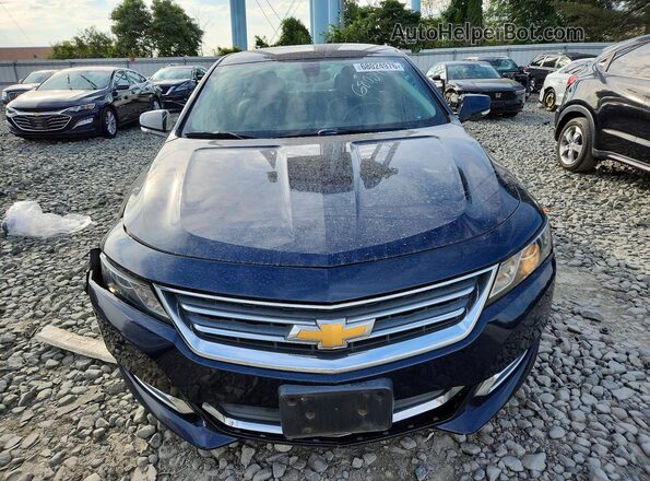 2G1105S39H9111584 2017 CHEVROLET IMPALA Blue Vista frontal