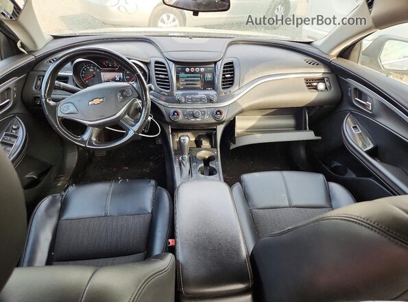2G1105S39H9111584 2017 CHEVROLET IMPALA Blue Vista del salpicadero