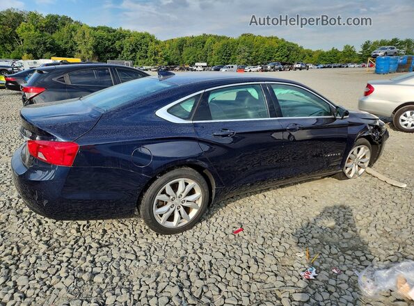 2G1105S39H9111584 2017 CHEVROLET IMPALA Blue Trasero derecho