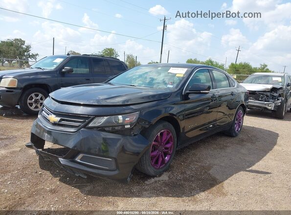 2G1105SA2H9153643 2017 CHEVROLET IMPALA Black Передня ліва чверть