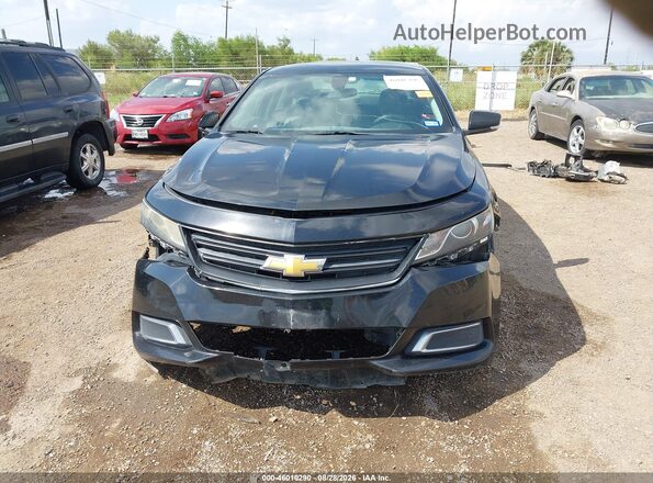 2G1105SA2H9153643 2017 CHEVROLET IMPALA Black Вид спереду