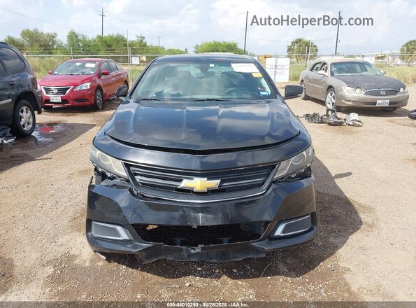 2G1105SA2H9153643 2017 CHEVROLET IMPALA Black Вид задньої частини салону
