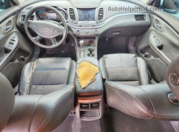 2G1105SA7H9164850 2017 CHEVROLET IMPALA Silver Vista del salpicadero