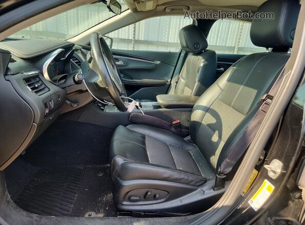2G1105SA7H9166582 2017 CHEVROLET IMPALA Black Front interior view