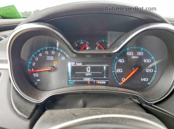 2G1105SA8G9102906 2016 CHEVROLET IMPALA White Սարքավորումների վահանակի տեսք