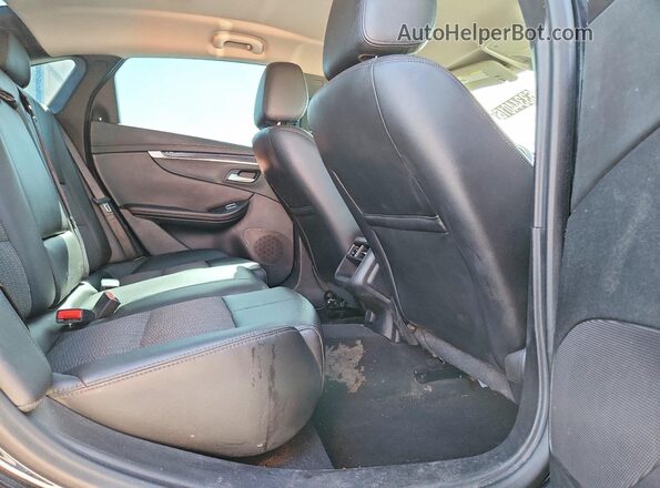 2G1105SA8H9170625 2017 CHEVROLET IMPALA Черный Вид задних сидений