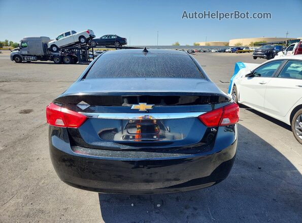 2G1105SA8H9170625 2017 CHEVROLET IMPALA Черный Вид сзади