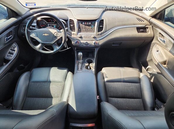 2G1105SA8H9170625 2017 CHEVROLET IMPALA Черный Вид панели приборов