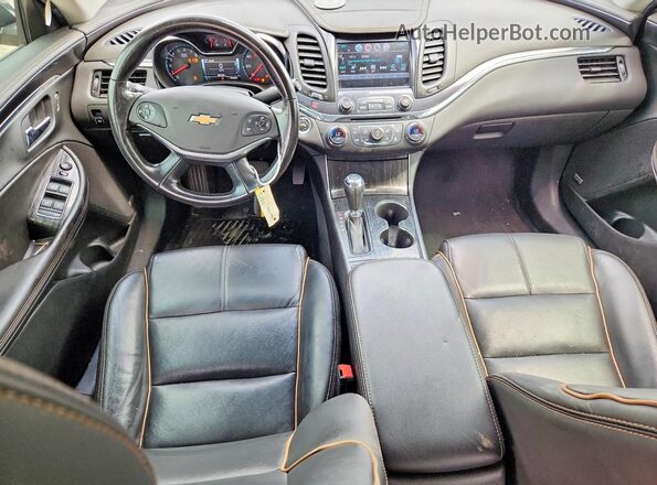 2G1125S35J9129581 2018 CHEVROLET IMPALA Black Вид панелі приладів