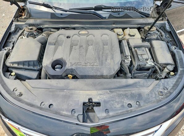 2G1125S35J9129581 2018 CHEVROLET IMPALA Black Вид задньої частини салону