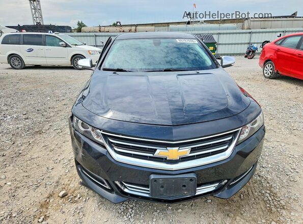 2G1125S35J9129581 2018 CHEVROLET IMPALA Black Вид спереду