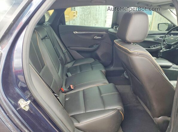 2G1145S31G9154044 2016 CHEVROLET IMPALA Blue Вид задніх сидінь