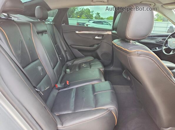 2G1145S32G9127855 2016 CHEVROLET IMPALA Silver Вид задніх сидінь