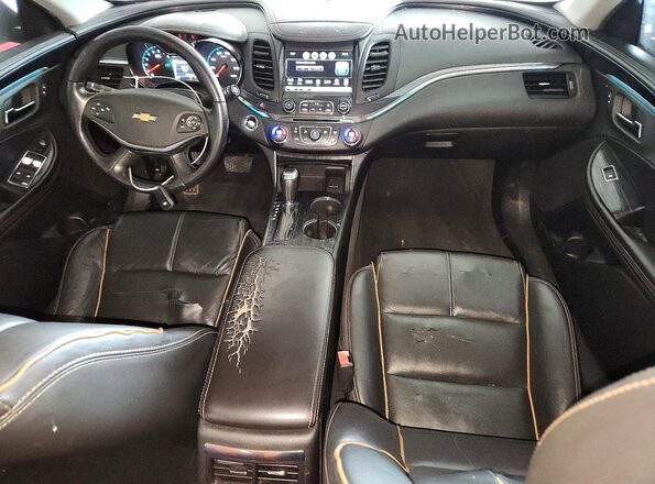2G1145S32G9127855 2016 CHEVROLET IMPALA Silver Вид панелі приладів