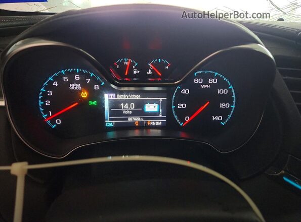 2G1145S32G9127855 2016 CHEVROLET IMPALA Silver Вид щитка приладів