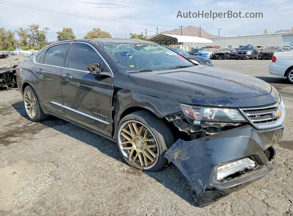 2G1145S35H9140519 2017 CHEVROLET IMPALA Black Przód prawy