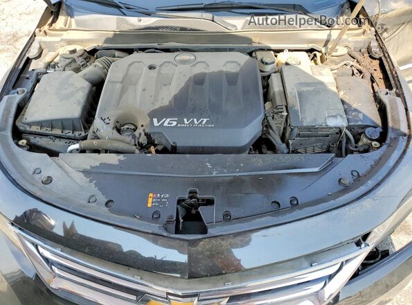 2G1145S35H9140519 2017 CHEVROLET IMPALA Black Widok wnętrza z tyłu