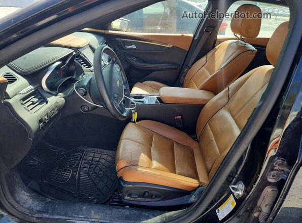 2G1145S36G9199741 2016 CHEVROLET IMPALA Черный Вид салона спереди