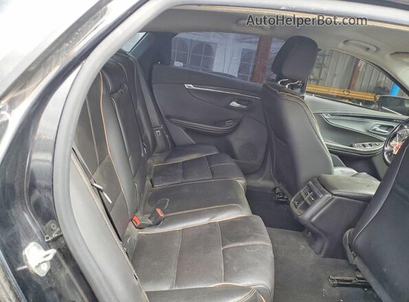 2G1145S37G9150340 2016 CHEVROLET IMPALA Черный Вид задних сидений