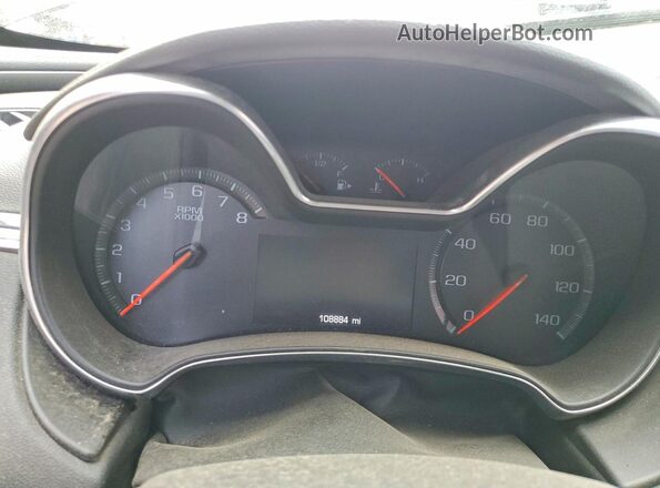 2G1145S37G9150340 2016 CHEVROLET IMPALA Черный Вид щитка приборов